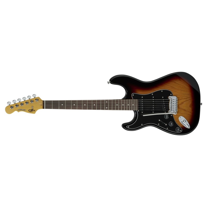 TIELGY171L20R26 G&L Tribute Legacy L/H RW 3-Tone Sunburst Guitarra Eléctrica