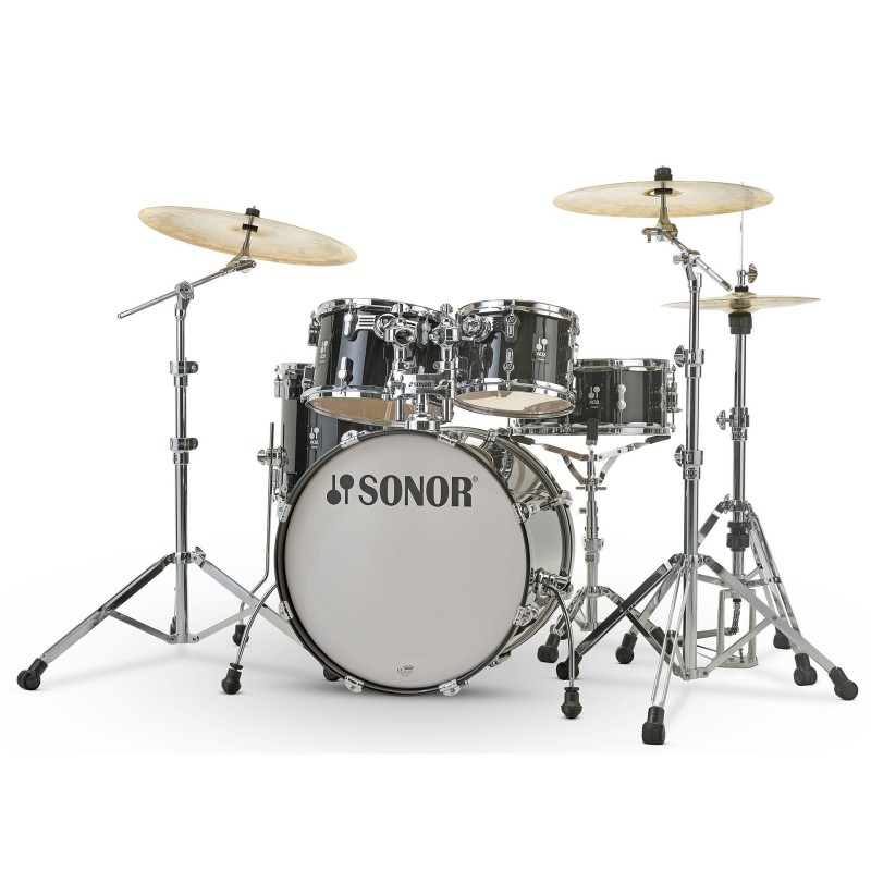 LETU-061810 Sonor Batería AQ2 Stage Transparent Black