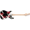 EVH Striped Series Circles Guitarra Eléctrica White and Black
