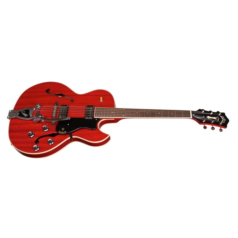 99-742-0100 Guild Starfire III w/Bigsby Cherry Red
