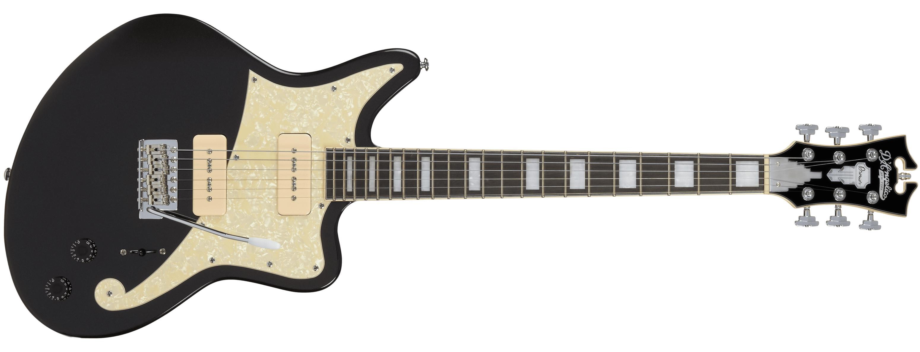 D'Angelico Premier Bedford Black Flake Guitarra Eléctrica