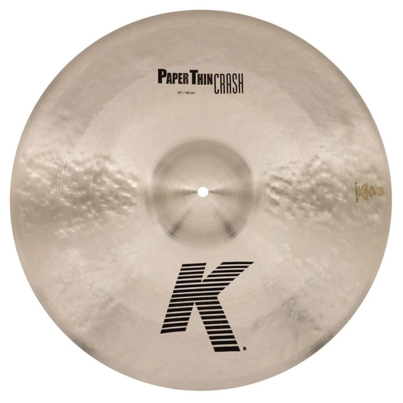 PZIK2819 Zildjian K Paper Thin Crash 19" Plato Batería