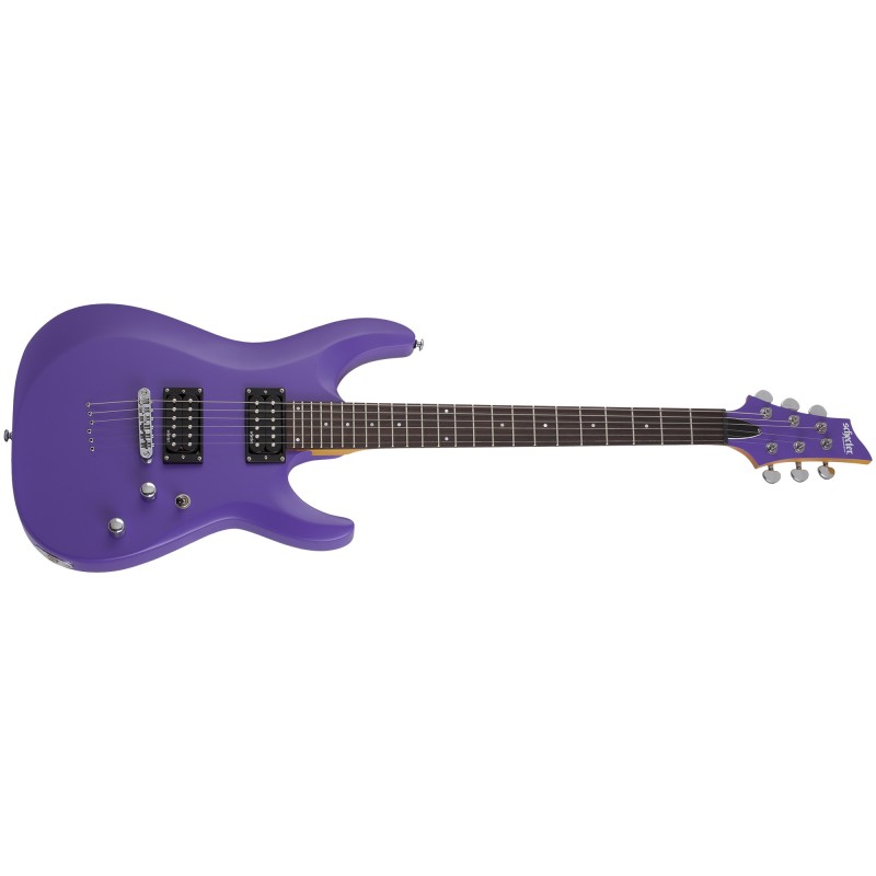 652736 Schecter C6 Deluxe Satin Purple Guitarra Eléctrica