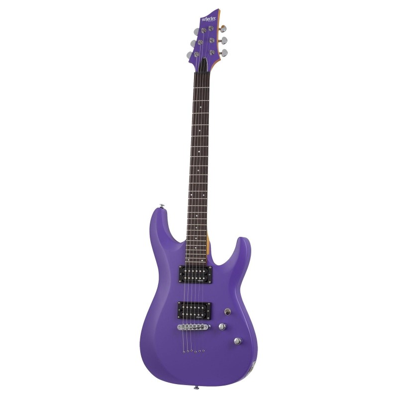 652736 Schecter C6 Deluxe Satin Purple Guitarra Eléctrica