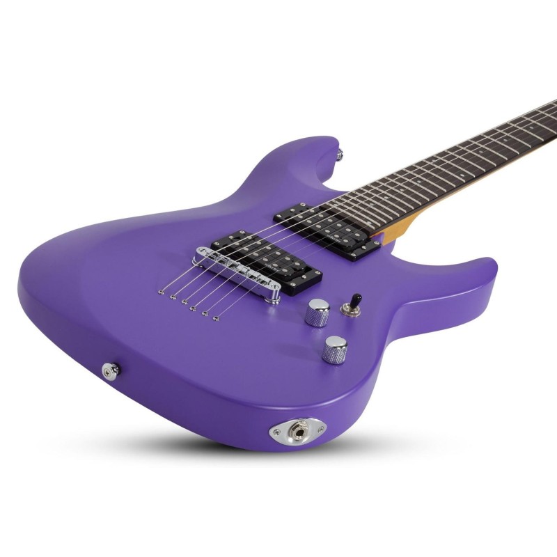652736 Schecter C6 Deluxe Satin Purple Guitarra Eléctrica