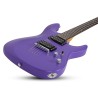 Schecter C6 Deluxe Satin Purple Guitarra Eléctrica