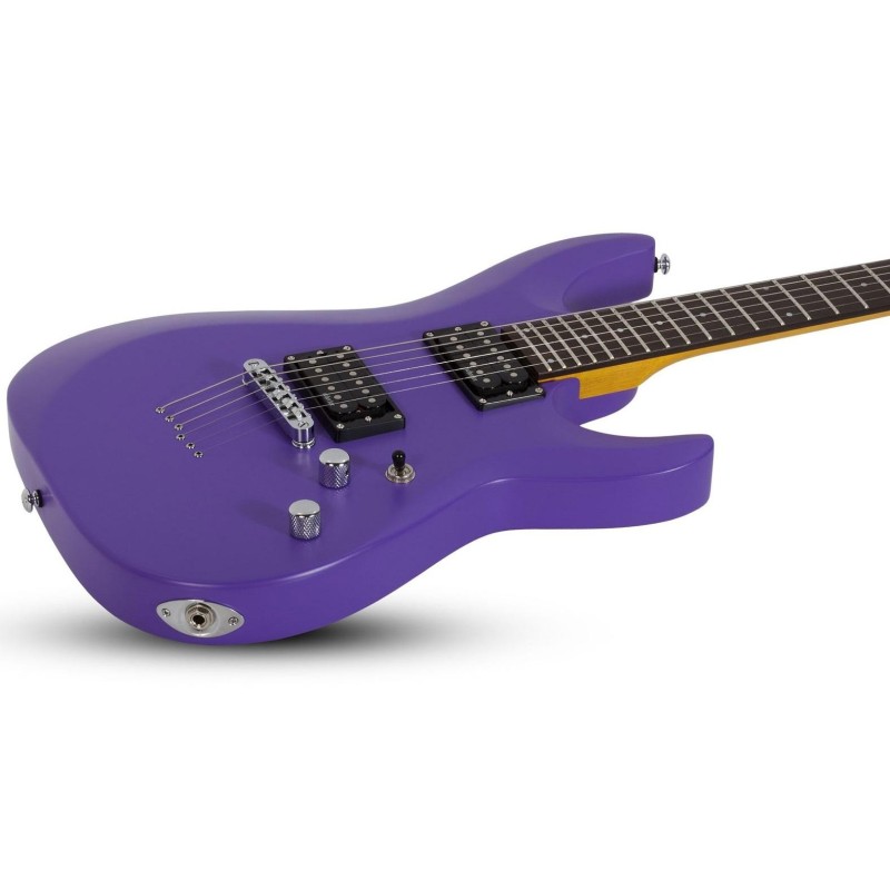 652736 Schecter C6 Deluxe Satin Purple Guitarra Eléctrica