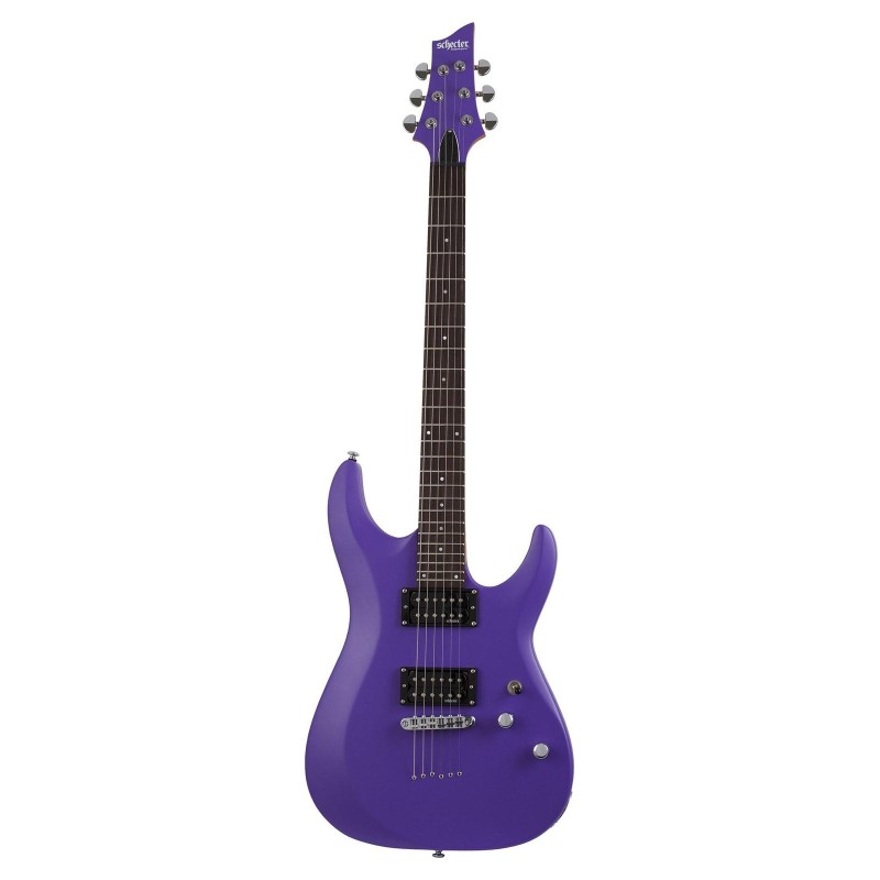 652736 Schecter C6 Deluxe Satin Purple Guitarra Eléctrica