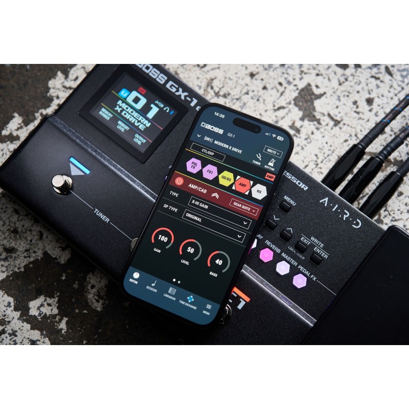 GX-1 Boss GX-1 Pedalera multiefectos Guitarra Eléctrica
