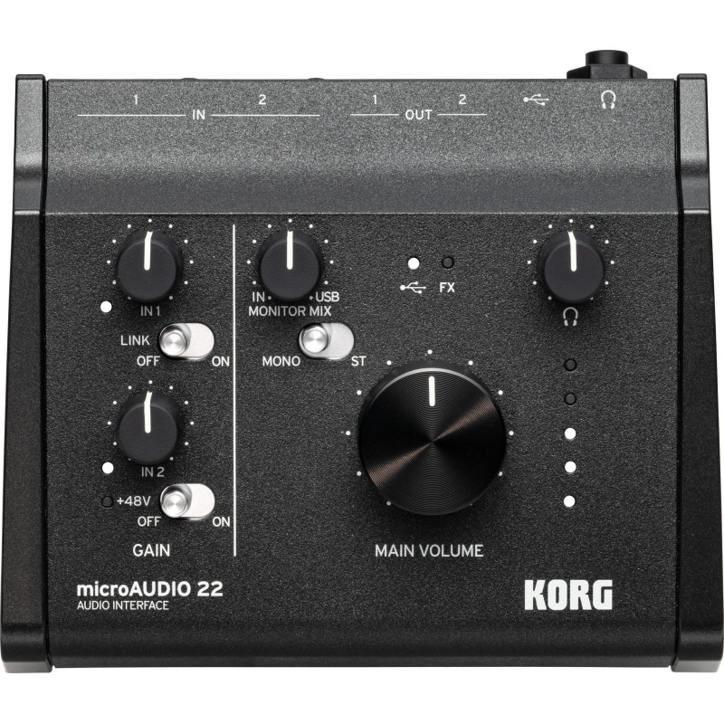 754105 Korg MICROAUDIO22 Interface de Audio USB