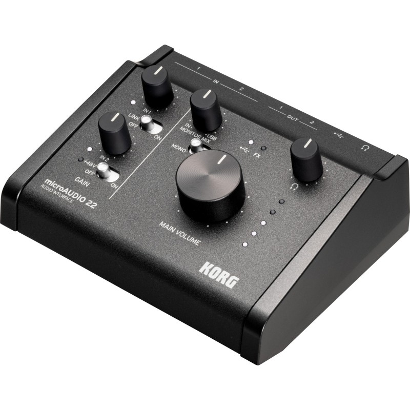 754105 Korg MICROAUDIO22 Interface de Audio USB