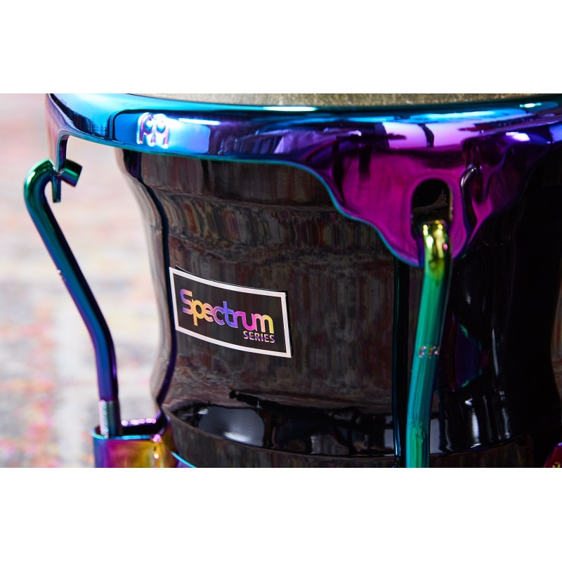 733839 Meinl S400PBK Spectrum Series Bongós 7" y 8 1/2" Phantom Black
