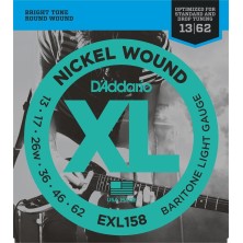 EXL158 DAddario Exl158 Baritone Guitar Light 13-62