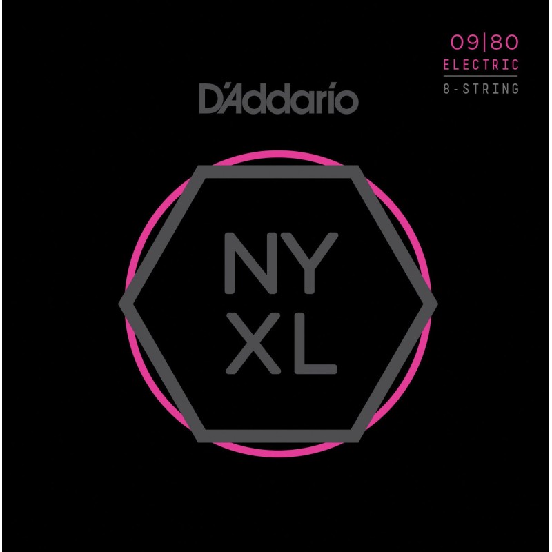 NYXL0980 Daddario NYXL0980 electric 8 cuerdas [09-80]