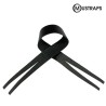 Mustraps Correa para platos de Piel de Vacuno grueso negra