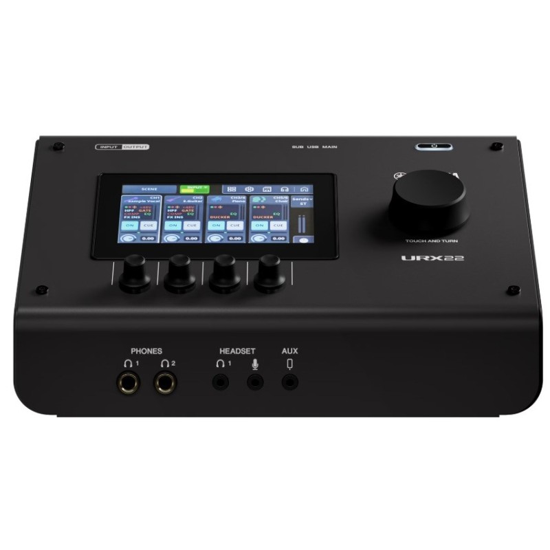 VHY9620 Yamaha URX22B Interfaz de audio USB tipo C Negra