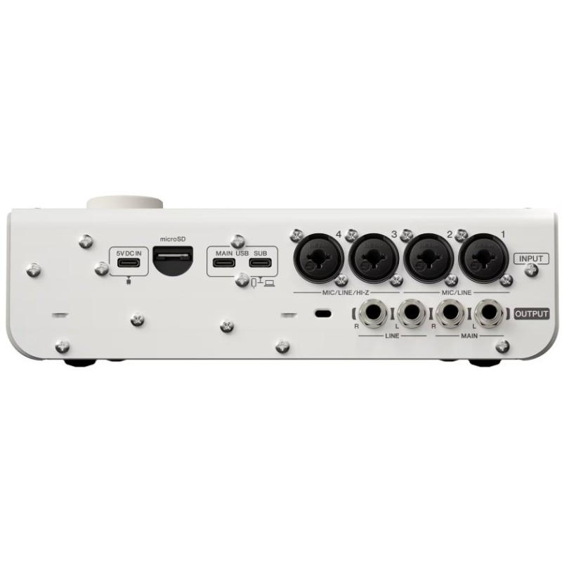 VHY9680 Yamaha URX44W Interface de Audio USB-C Blanca