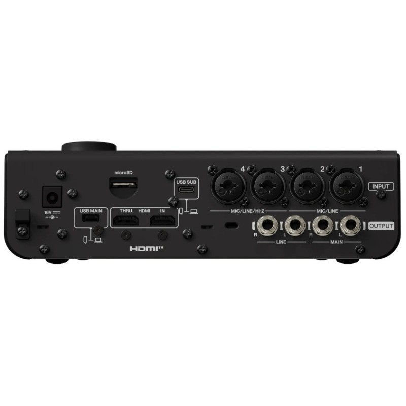 VHY9720 Yamaha URX44V B Interface de Audio / Video Negra