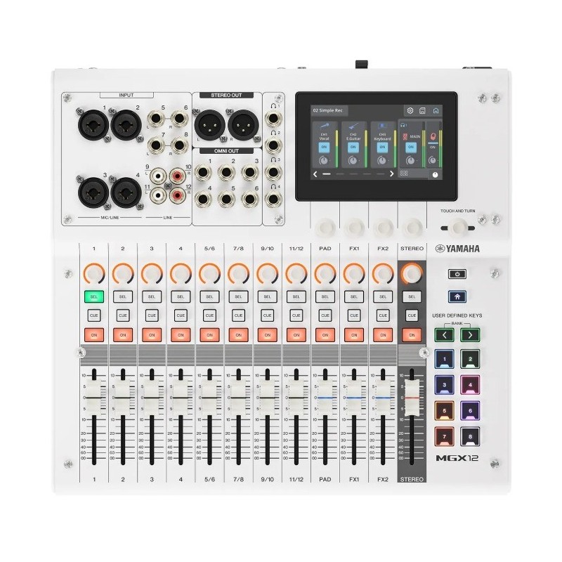 VHY9190 Yamaha MGX12 W Mesa de Mezclas Digital Blanca