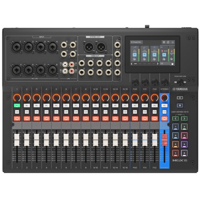 VHY8920 Yamaha MGX16 B Mesa de Mezclas Digital Negra