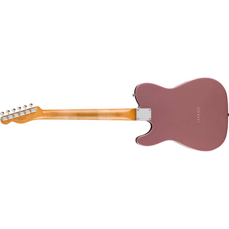 0148090366 Fender LTD Vintera II Road Worn '60s Telecaster RW, Burgundy Mist Metallic Guitarra Eléctrica