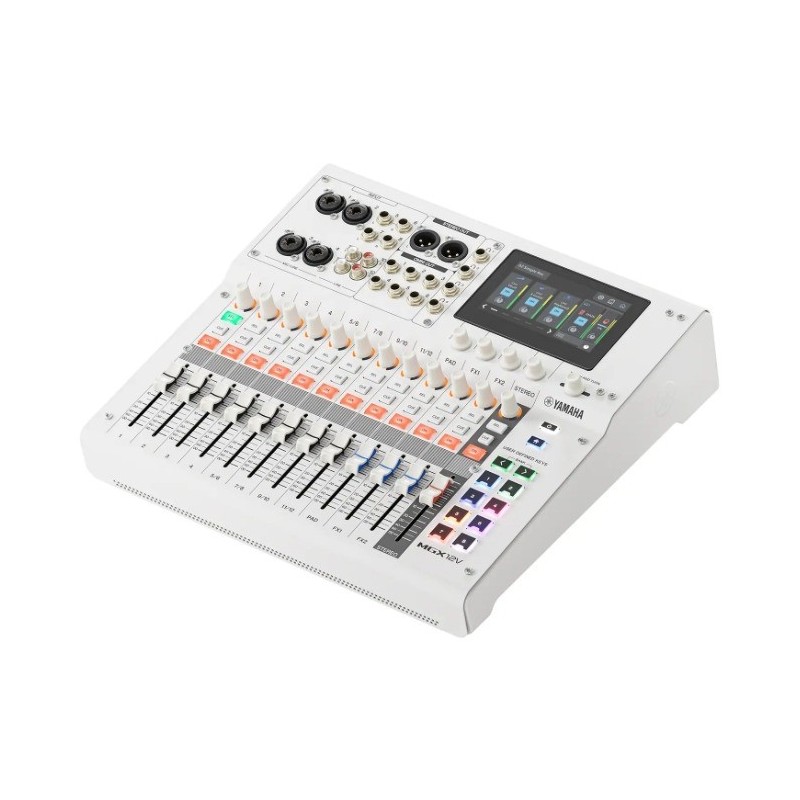 VHY9550 Yamaha MGX12V W Mesa de Mezclas Digital + Interfaz de Video Blanca