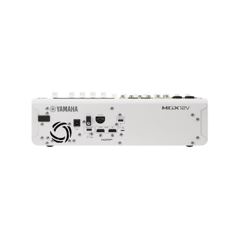 VHY9550 Yamaha MGX12V W Mesa de Mezclas Digital + Interfaz de Video Blanca