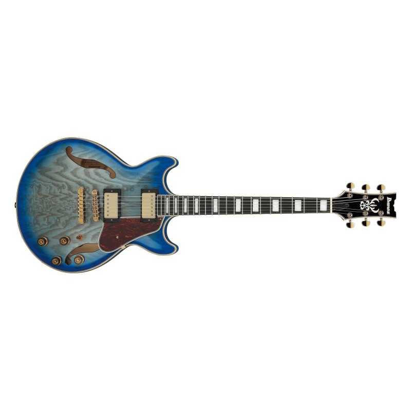 AM93QAJBB Ibanez AM93QA-JBB Hollow Body Guitarra Eléctrica Jet Blue Burst