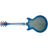 Ibanez AM93QA-JBB Hollow Body Guitarra Eléctrica Jet Blue Burst