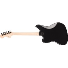 0378401965 Squier FSR Affinity Jaguar, Metallic Black Guitarra Eléctrica