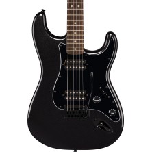 0378051965 Squier FSR Affinity Stratocaster HH , Metallic Black Guitarra Eléctrica