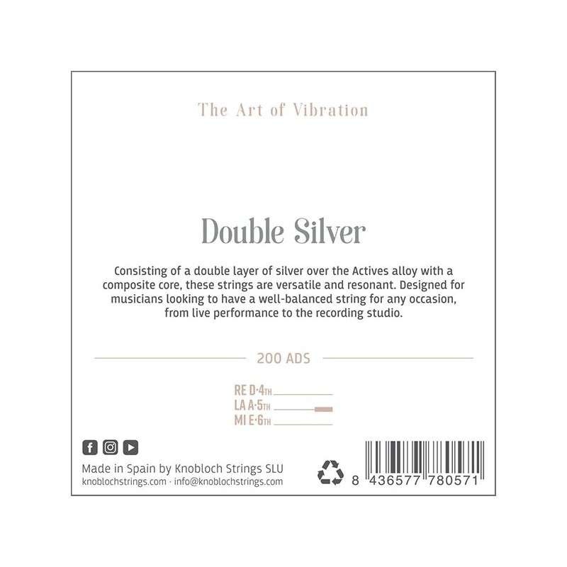 KNOB-200ADS Knobloch Act. Double Silver 200ADS juego de bajos Low para las gamas Q.Z y S.N