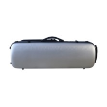 Estuche violín Artist Dynamic policarbonato rectangular 4 4 Brushed aluminum Aluminio cepillado