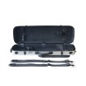 Estuche violín Artist Dynamic policarbonato rectangular 4 4 Brushed aluminum Aluminio cepillado