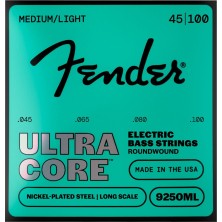 Fender 9250 Ultracore Nickel Plated Steel Ball End 9250ML Gauges .045-.100 Cuerdas Bajo Eléctrico