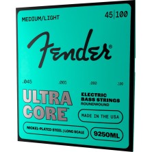 0737250505 Fender 9250 Ultracore Nickel Plated Steel Ball End 9250ML Gauges .045-.100 Cuerdas Bajo Eléctrico