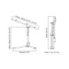 Tama MS736LBK Low Boom Soporte Micro Negro