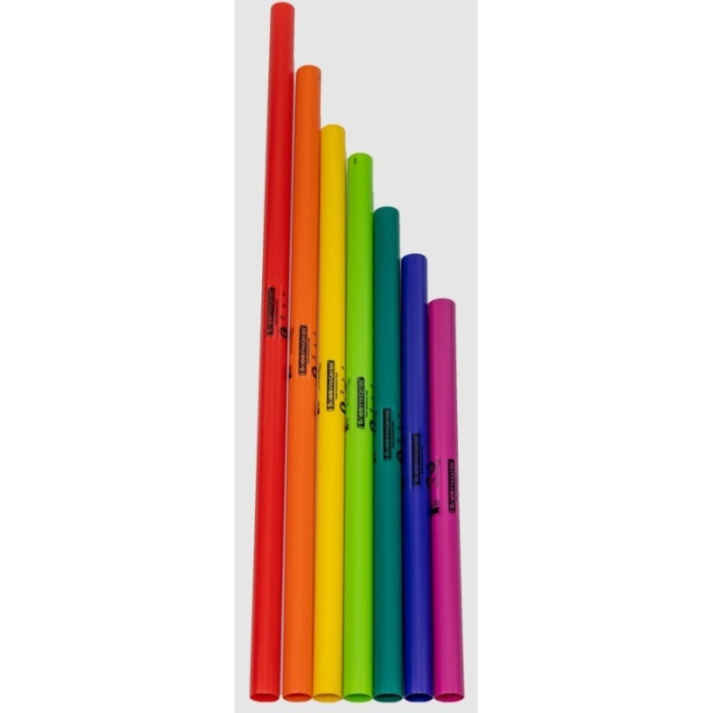 630004 Boomwhackers BW-JG 7 Tubos Graves DO SI