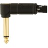Fender Deluxe Series Instrument Cables Angle Angle 15cm Black Tweed
