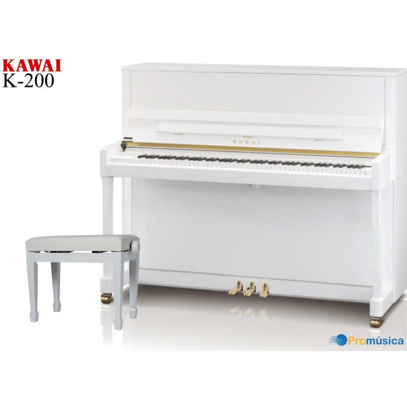 kawa-k200wh Kawai K-200 Blanco pulido