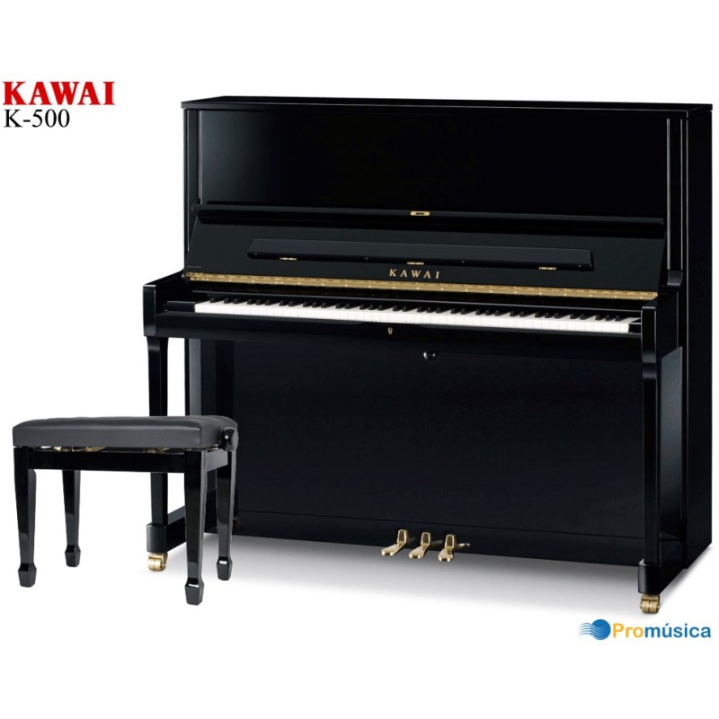 kawa-k-500 Kawai K-500 Piano Vertical Negro Pulido