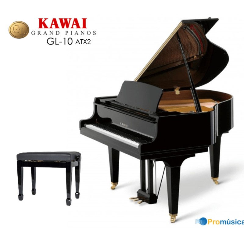 kawa-GL10ATX2PE KAWAI GL-10 ATX4 Negro Pulido 153cm
