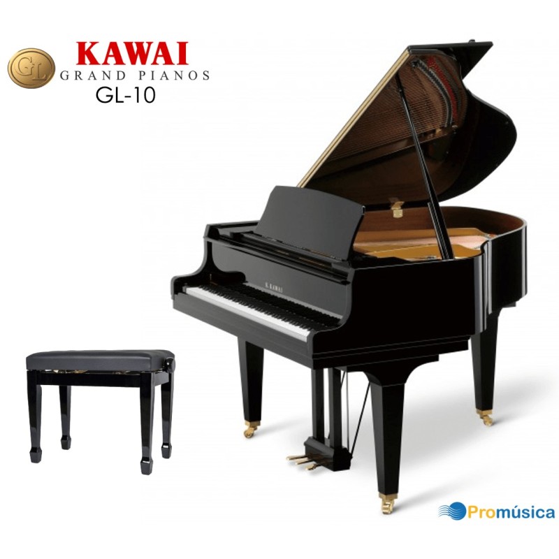 kawa-GL10PE KAWAI GL-10 Negro Pulido 153cm