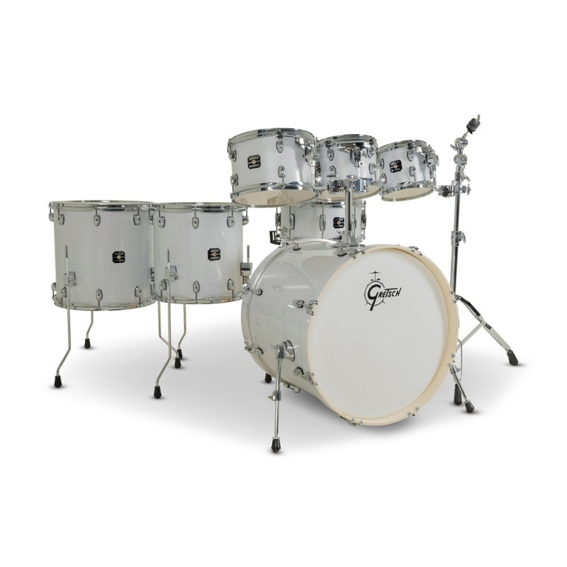 GEWA-GR801510502 Gretsch Drum Set Energy Batería Acústica Super Rock - White Pearl