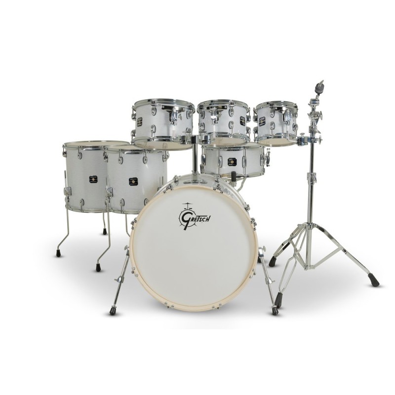 GEWA-GR801510502 Gretsch Drum Set Energy Batería Acústica Super Rock - White Pearl