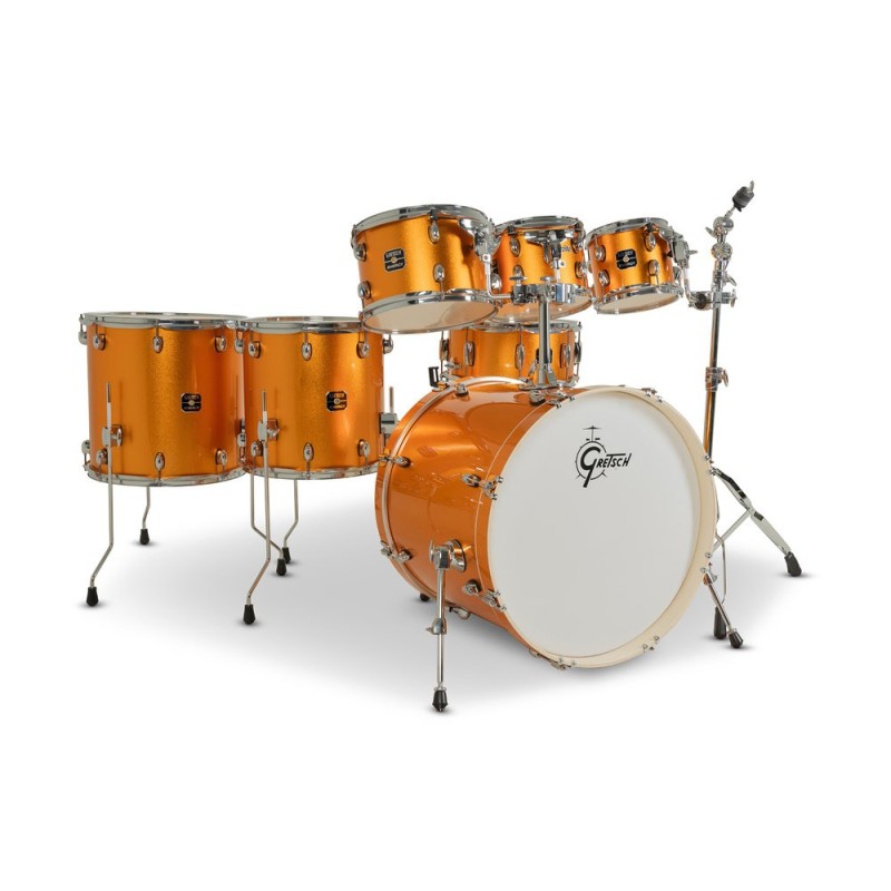 GEWA-GR801510503 Gretsch Drum Set Energy Batería Acústica  Super Rock - Orange Sparkle