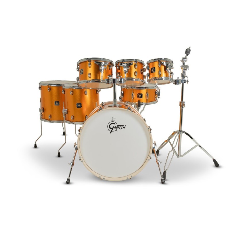 GEWA-GR801510503 Gretsch Drum Set Energy Batería Acústica  Super Rock - Orange Sparkle
