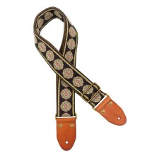 Gaucho GST-1280-9 Correa Auténtico Deluxe Tradicional 50mm Hebilla latón BK GN