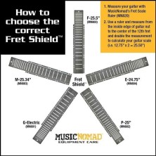 MAGA-MN804 Music Nomad MN804 Fretboard Protector Para Trastes Escala E-24.75"