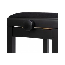 PB06GBKMVBK Stagg PB06G BKM VBK Banqueta piano Negra